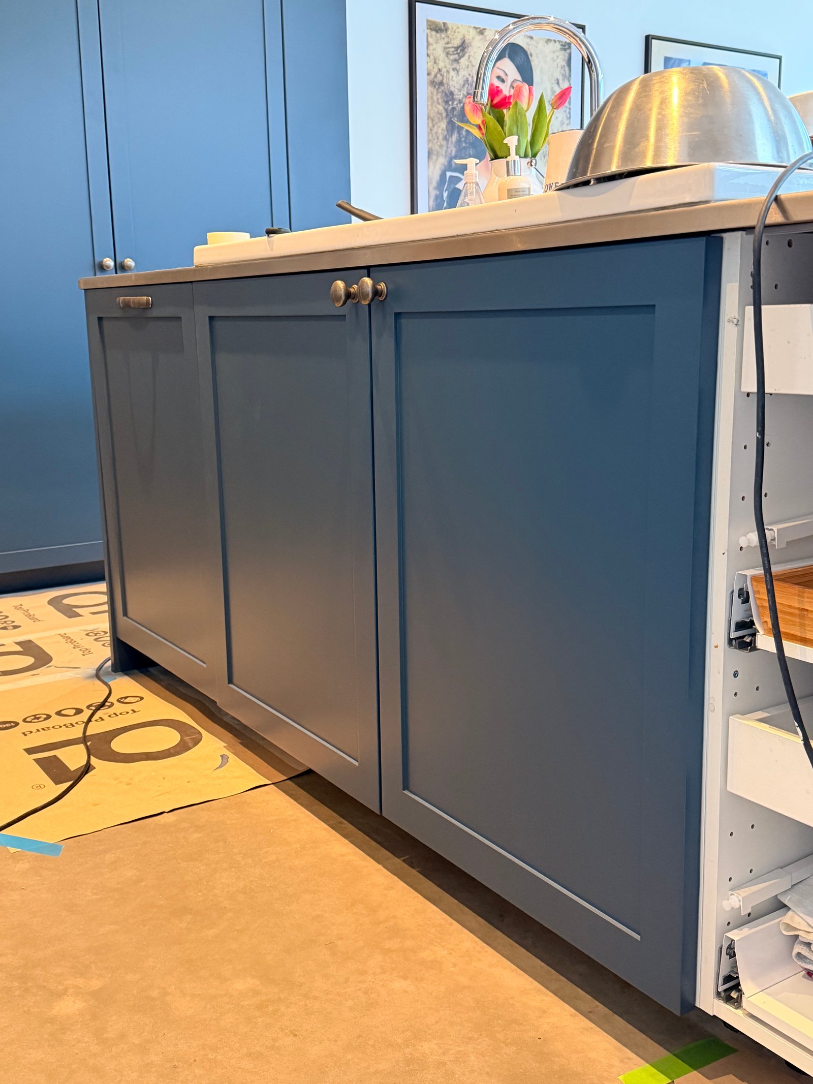 After: Wrentham kitchen project 2 respray